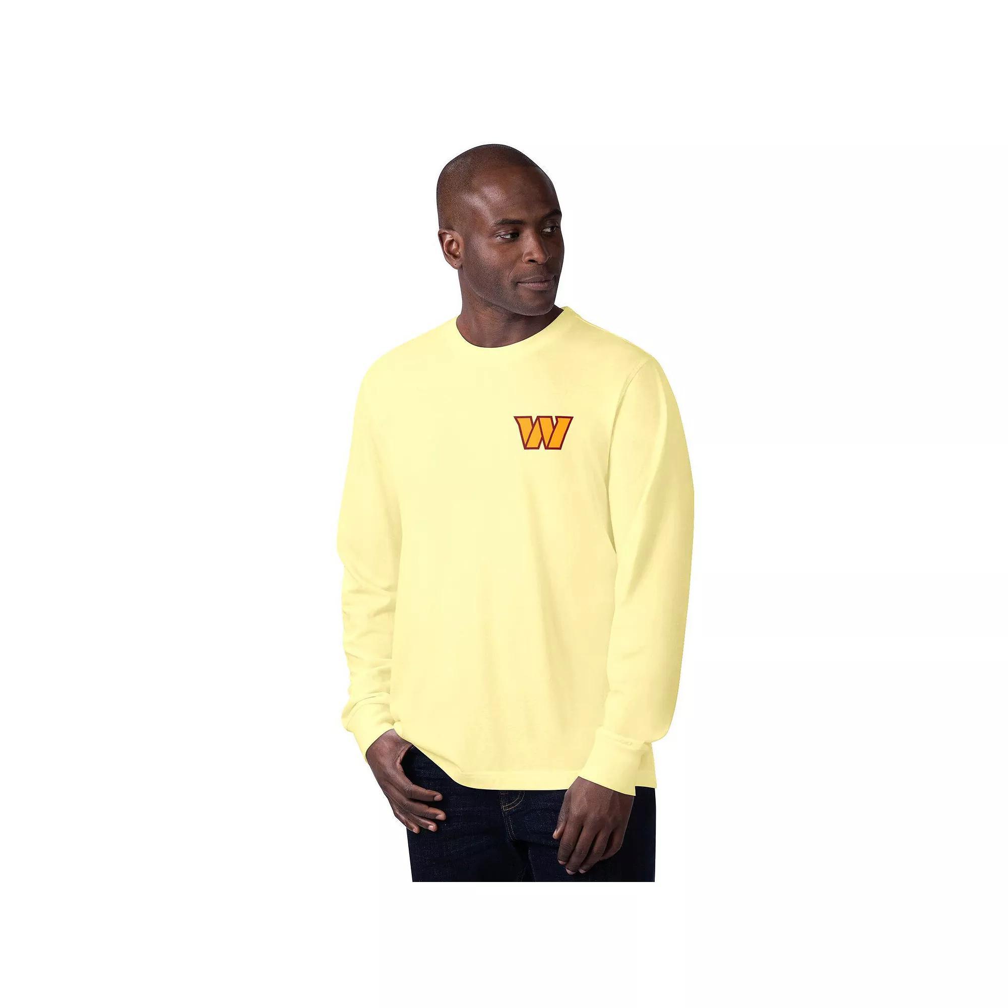 Men's Margaritaville  Yellow Washington Commanders Pregame Long Sleeve T-Shirt, Size: Large, Wft Yellow Product Image