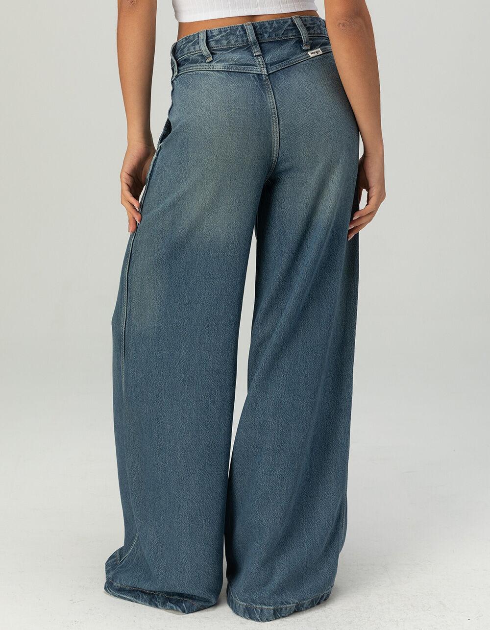 WRANGLER High Rise Womens Trouser Jeans - MEDIUM VINTAGE Product Image