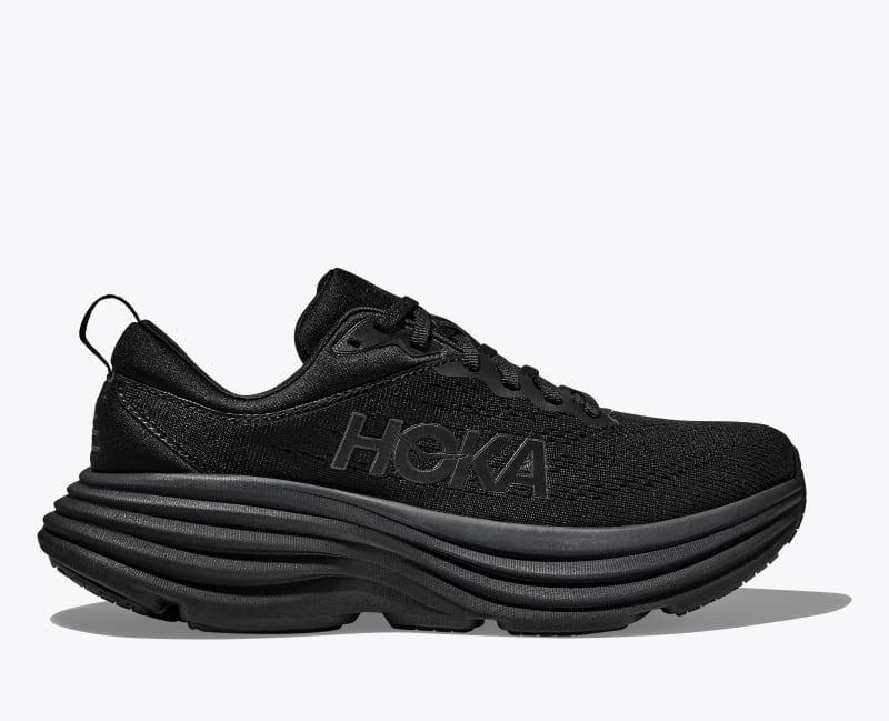 HOKA Mens Bondi 8 Shoes in Lettuce/Solar Flare, Size 10.5 Product Image