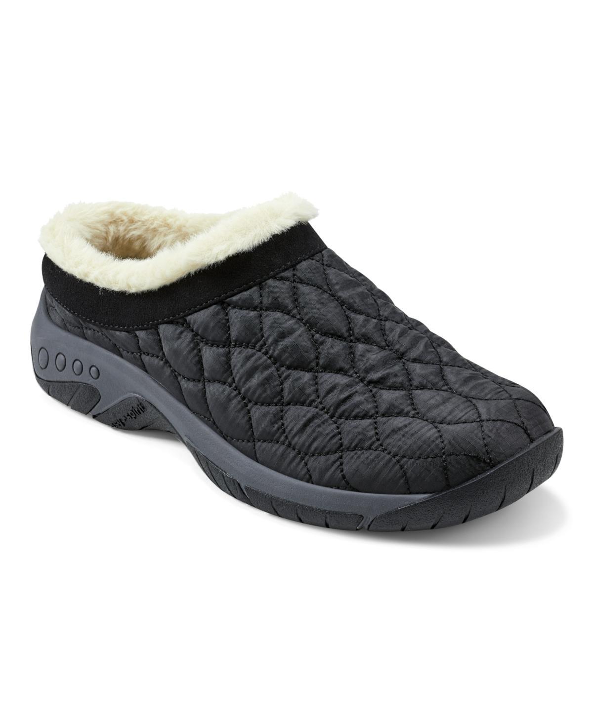 Easy Spirit Wimmy Faux-Fur Trim Women's Slip-On Mules, Size: 8.5, Pine Green Product Image