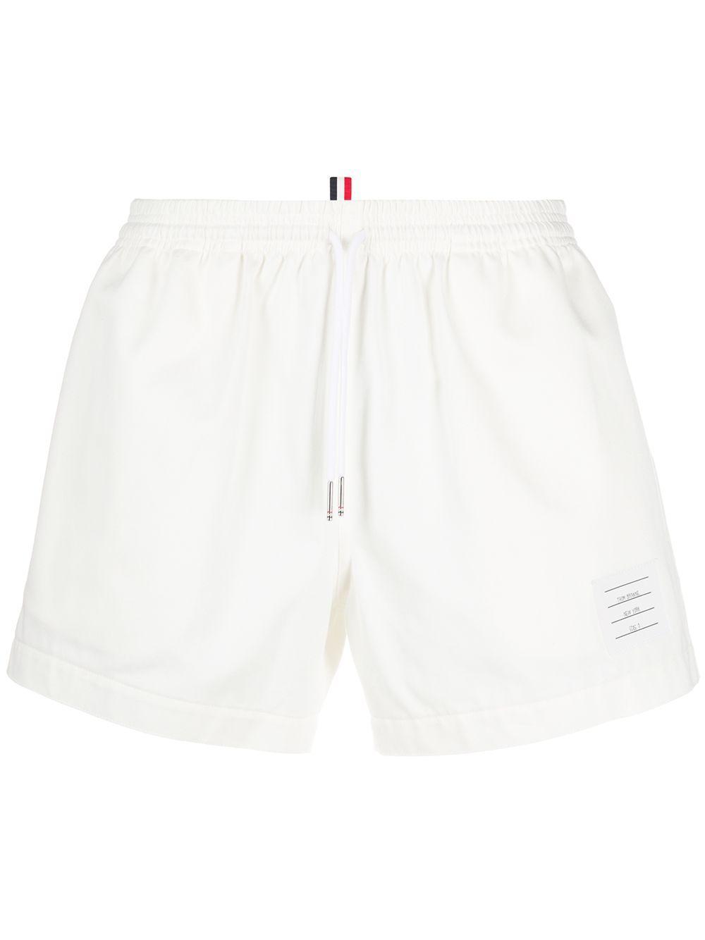 cotton shorts with drawstring waist Product Image