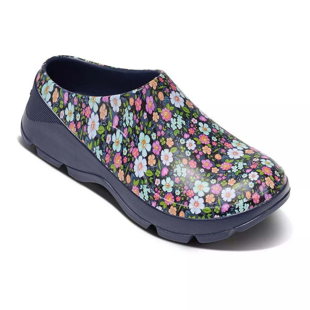 Joybees Adult Garden Grove Clogs, Women's, Size: 7, Blue Floral Product Image