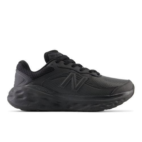 New Balance Fresh Foam X 840v1 Leather Black) Men's Walking Shoes Product Image