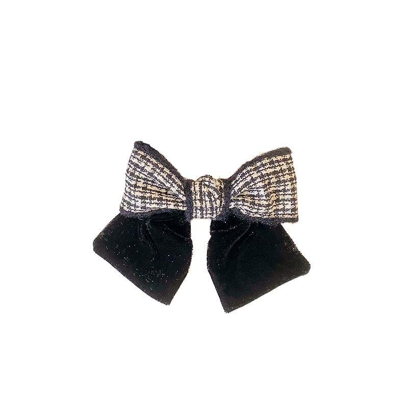 Plaid Bow Hair Clip Product Image