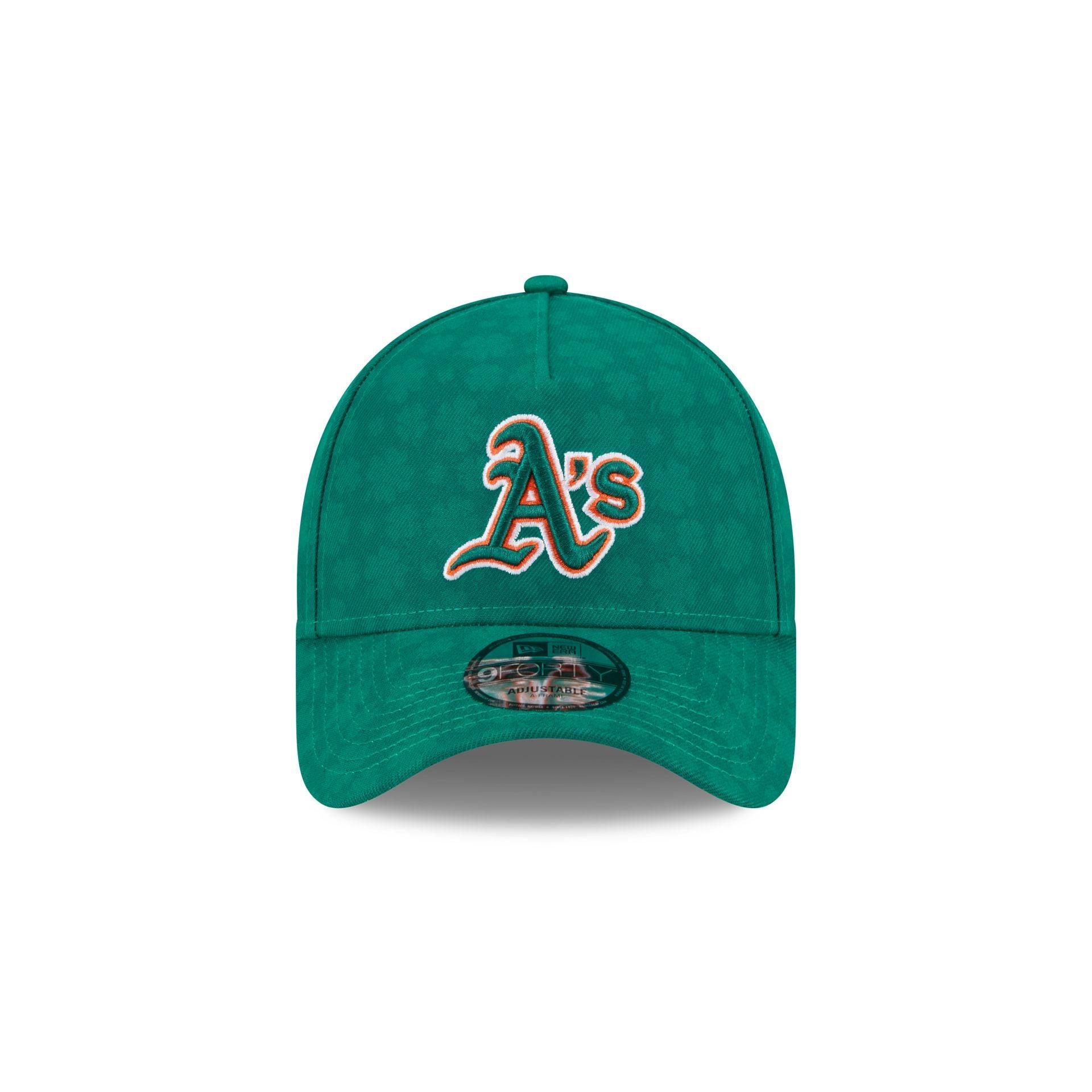 Athletics St. Patrick's Day 2025 9FORTY A-Frame Snapback Hat Male Product Image