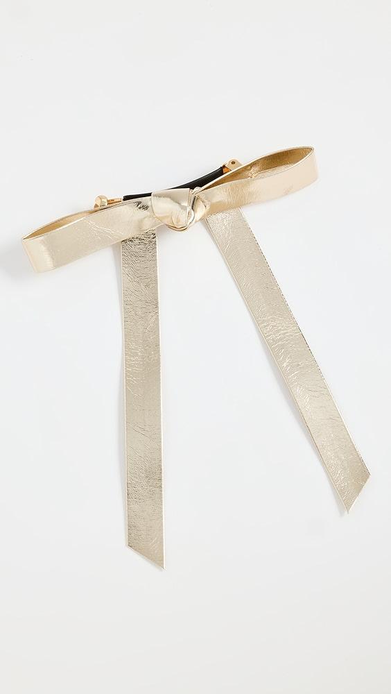 Lele Sadoughi Bardot Faux Leather Bow Barrette | Shopbop Product Image