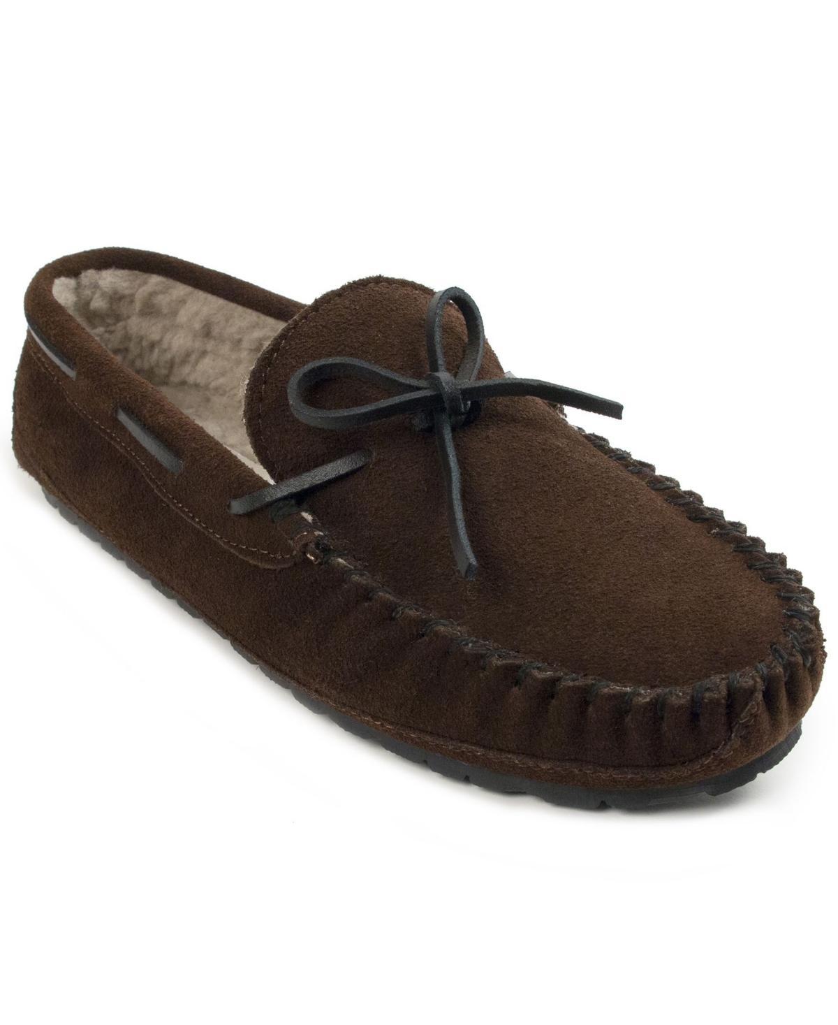 Mens Minnetonka Casey Slipper - Chocolate Product Image