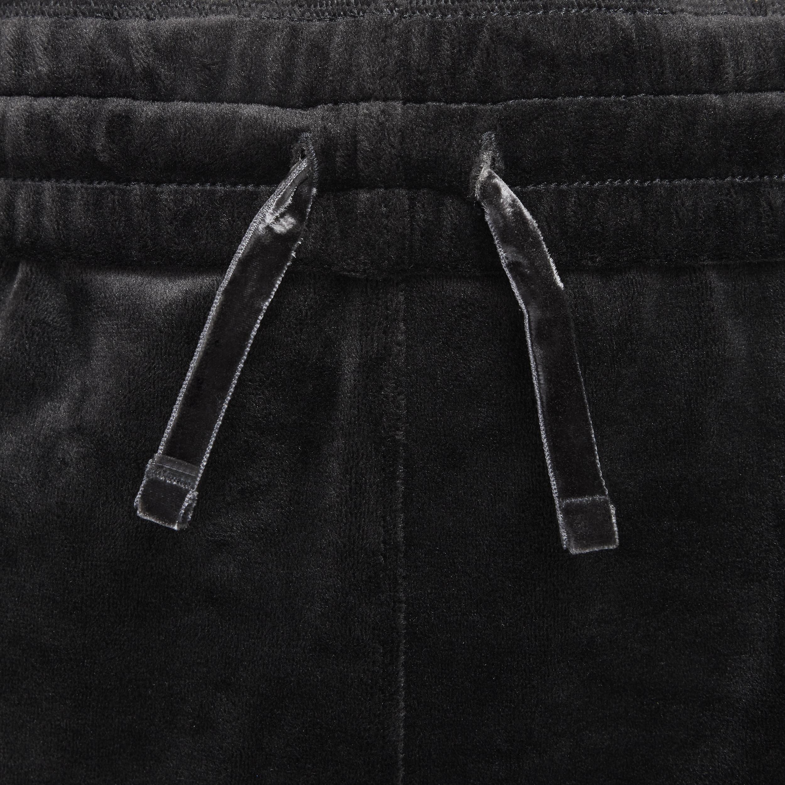 Nike Kids' Sportswear Velour Joggers in Black/Anthracite at Nordstrom Product Image