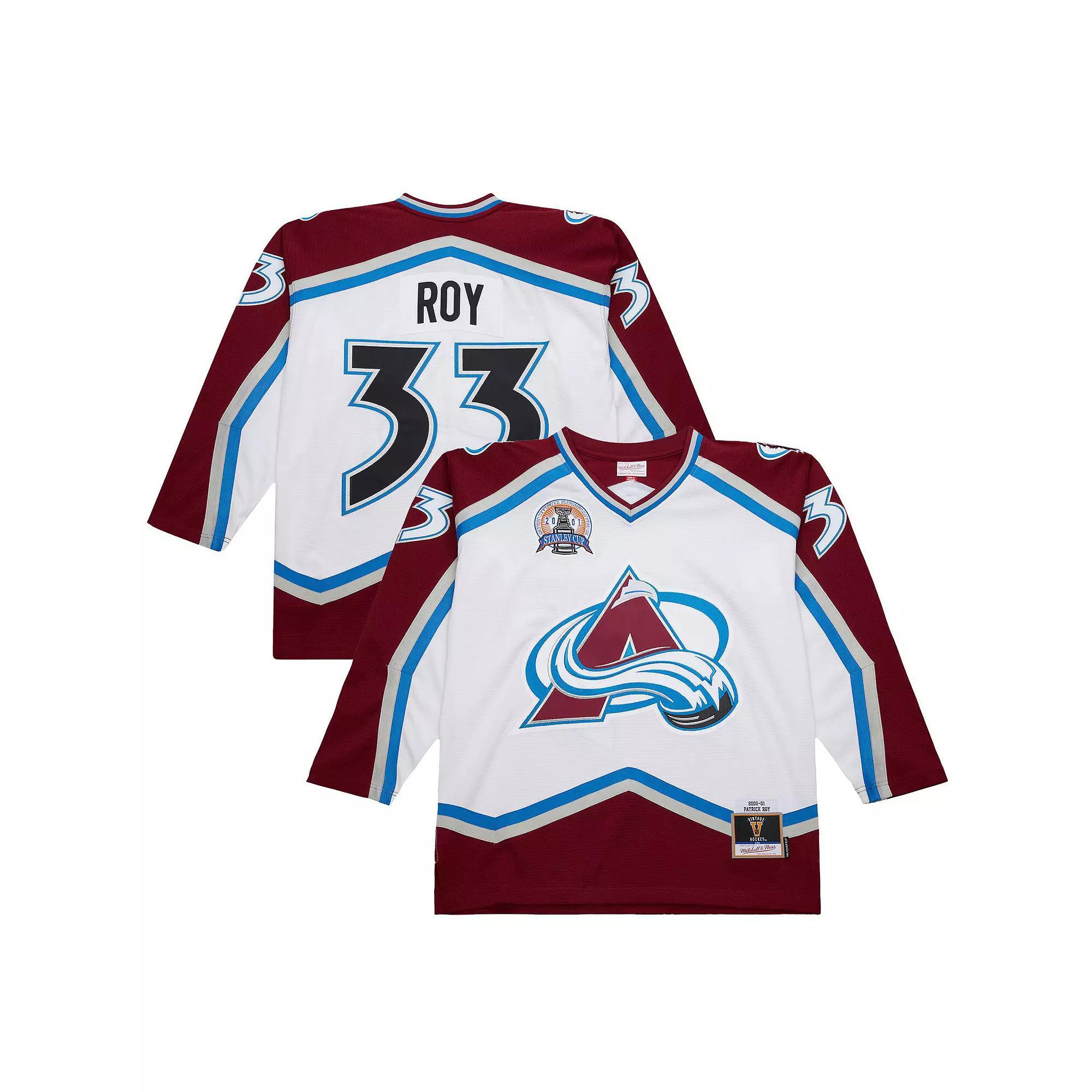 Men's Patrick Roy White Colorado Avalanche 2000-01 Power Play Jersey, Size: Large Product Image