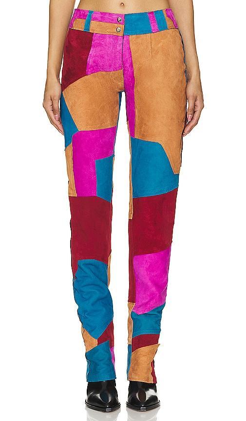 X Revolve 70s Patch Pant Understated Leather Product Image