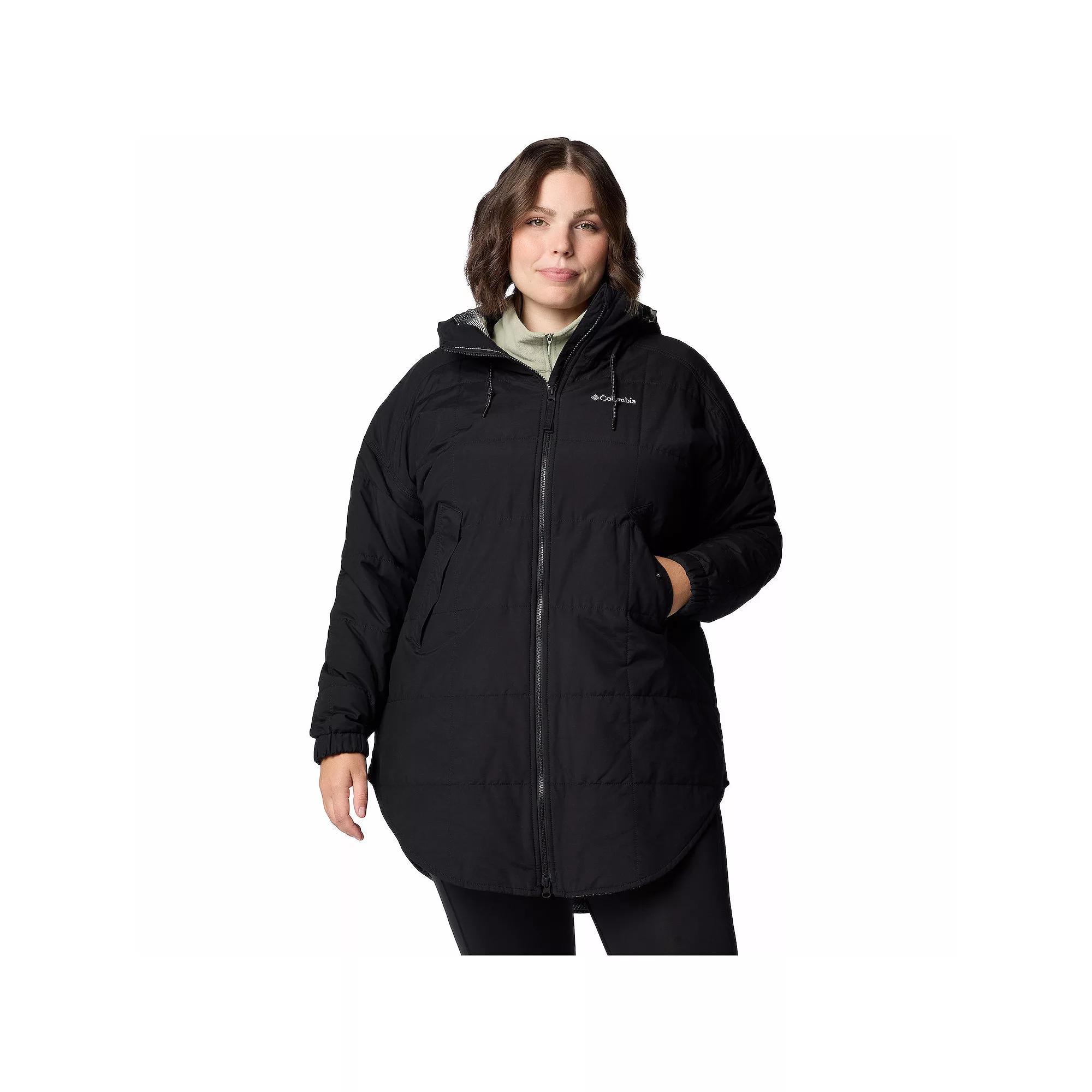 Plus Size Columbia Chatfield Hill II Parka Jacket, Women's, Size: 2XL, Black Product Image