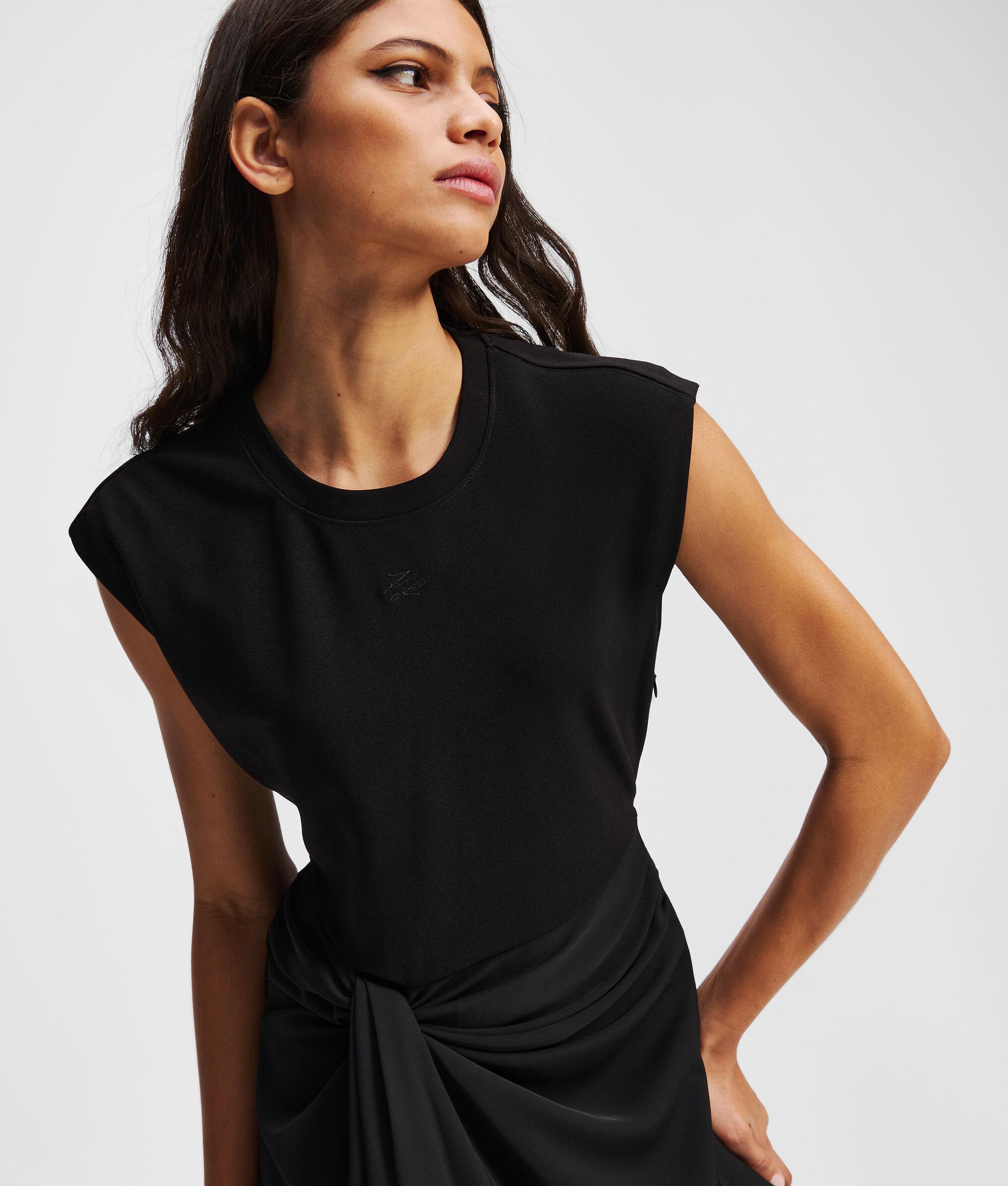 FABRIC MIX DRESS Product Image