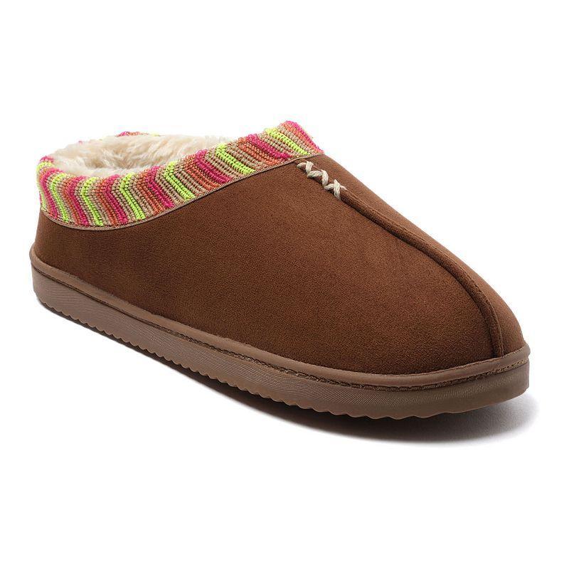 Dearfoams Wren High Vamp Women's Clog Slippers, Size: Small, Light Grey Gray Product Image