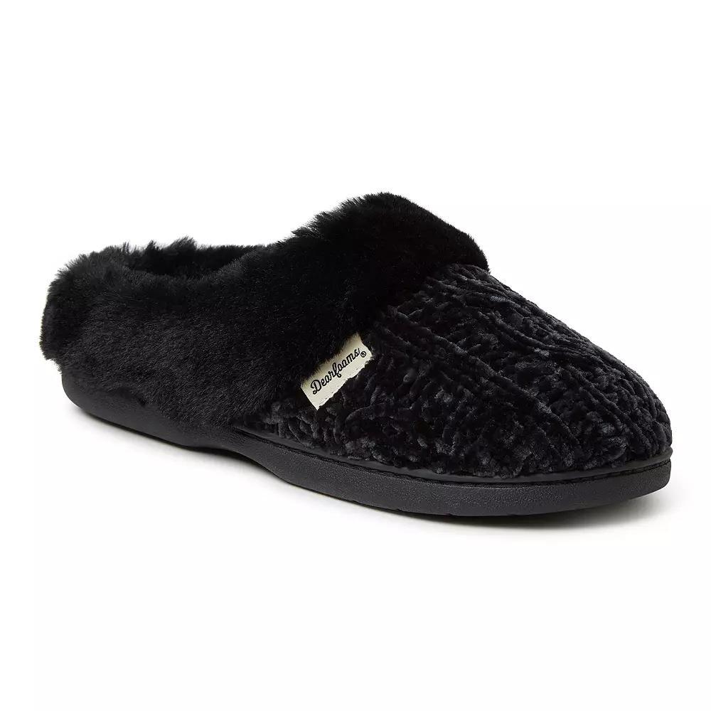 Dearfoams Claire Chenille Women's Clog Slippers, Size: XL, Sleet Product Image