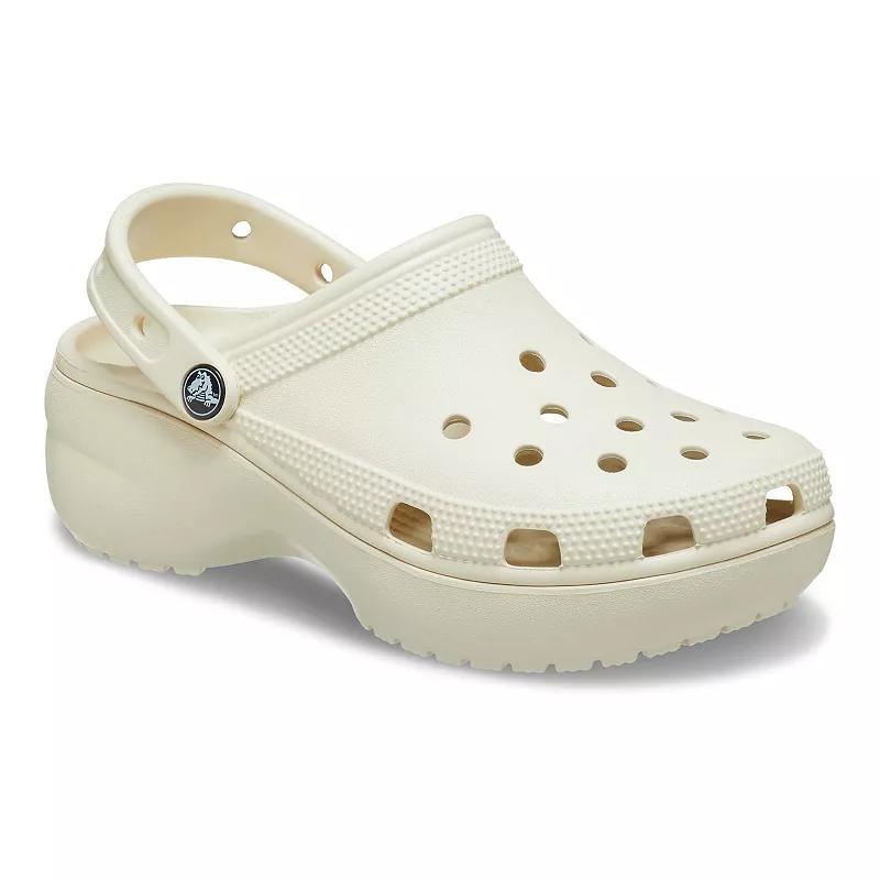Crocs Classic Women's Platform Clogs, Size: 11, Black Product Image