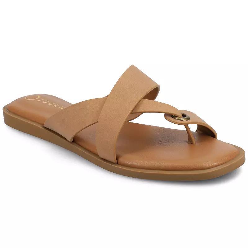 Journee Collection Womens Prizzie Slide Sandal Product Image