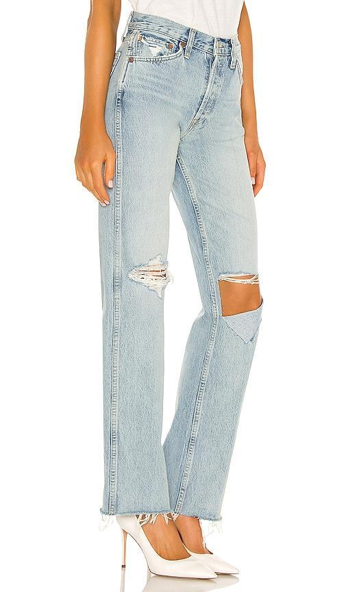 Womens 90s High-Rise Loose Straight Jeans Product Image