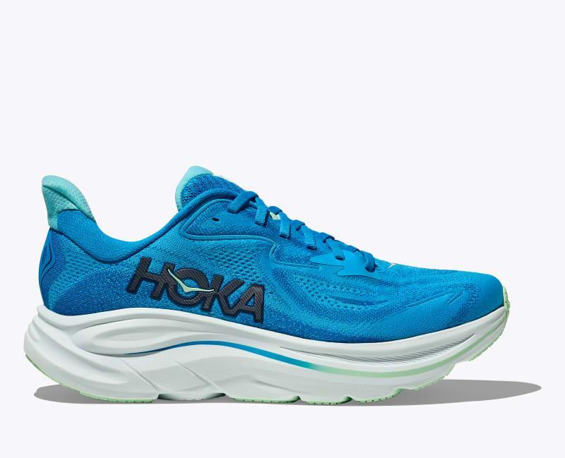 HOKA Men's Clifton 10 Shoes in Hoka Blue/Skyward Blue, Size 15 Product Image