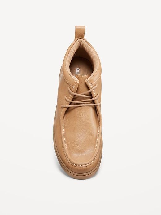Faux-Leather Deck Boots Product Image