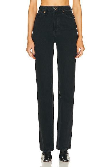 Womens Danielle Denim Straight-Leg Jeans Product Image