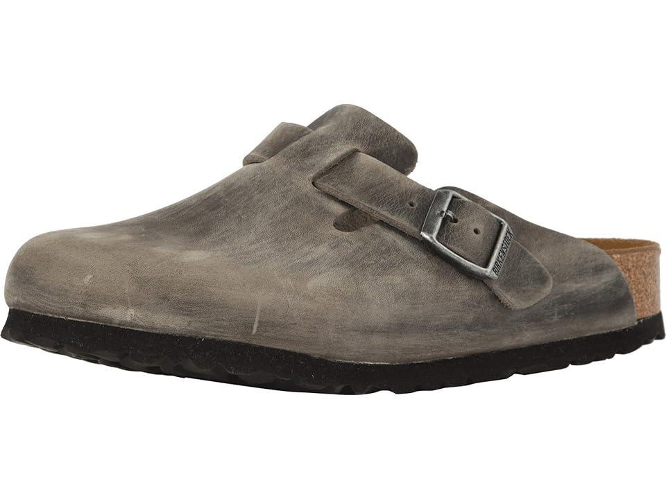 Birkenstock Boston Soft Footbed Clogs Iron 45 Product Image