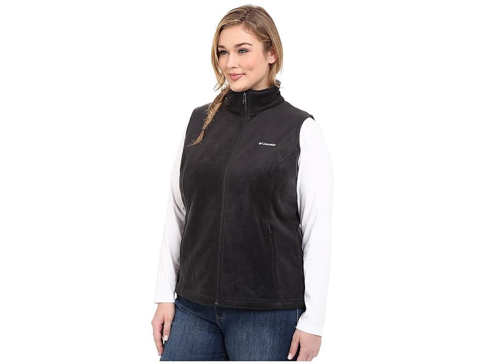 Plus Size Columbia Benton Springs Fleece Vest, Women's, Size: 1XL, Black Product Image