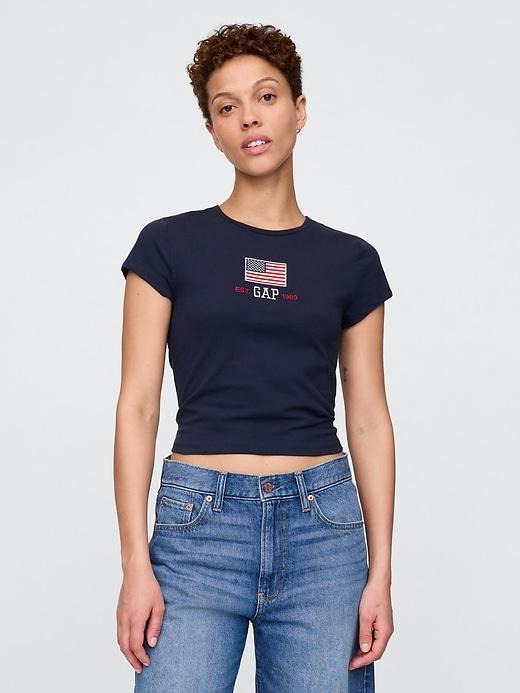 Cropped Graphic T-Shirt Product Image