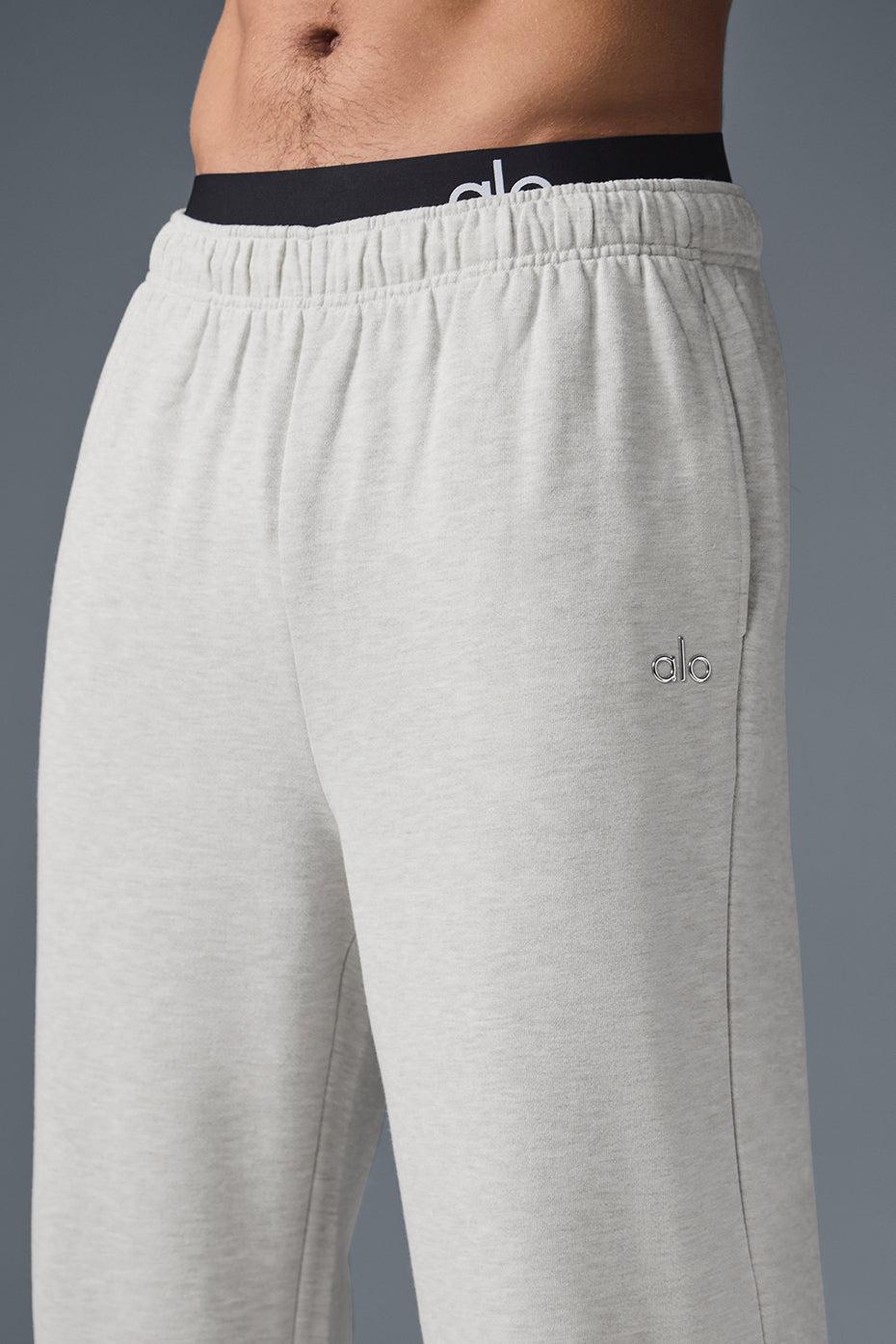 Accolade Straight Leg Sweatpant - White Heather Product Image