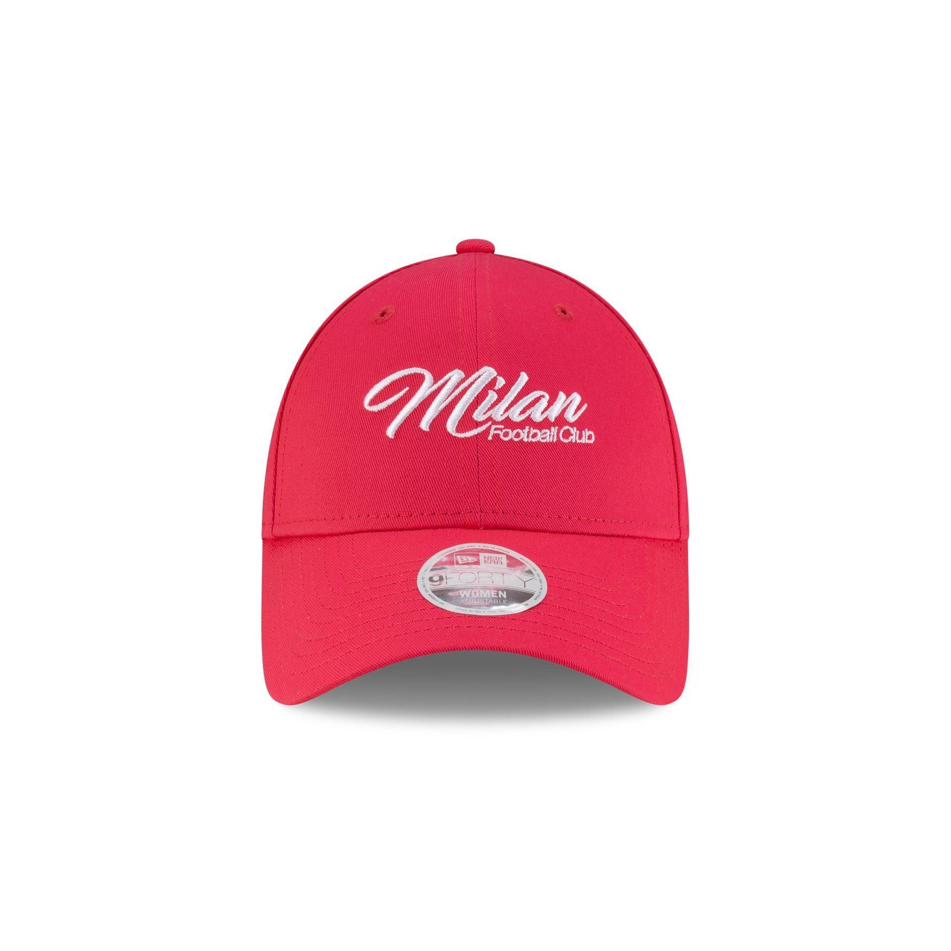 AC Milan Script Pink Women's 9FORTY Adjustable Hat Female Product Image