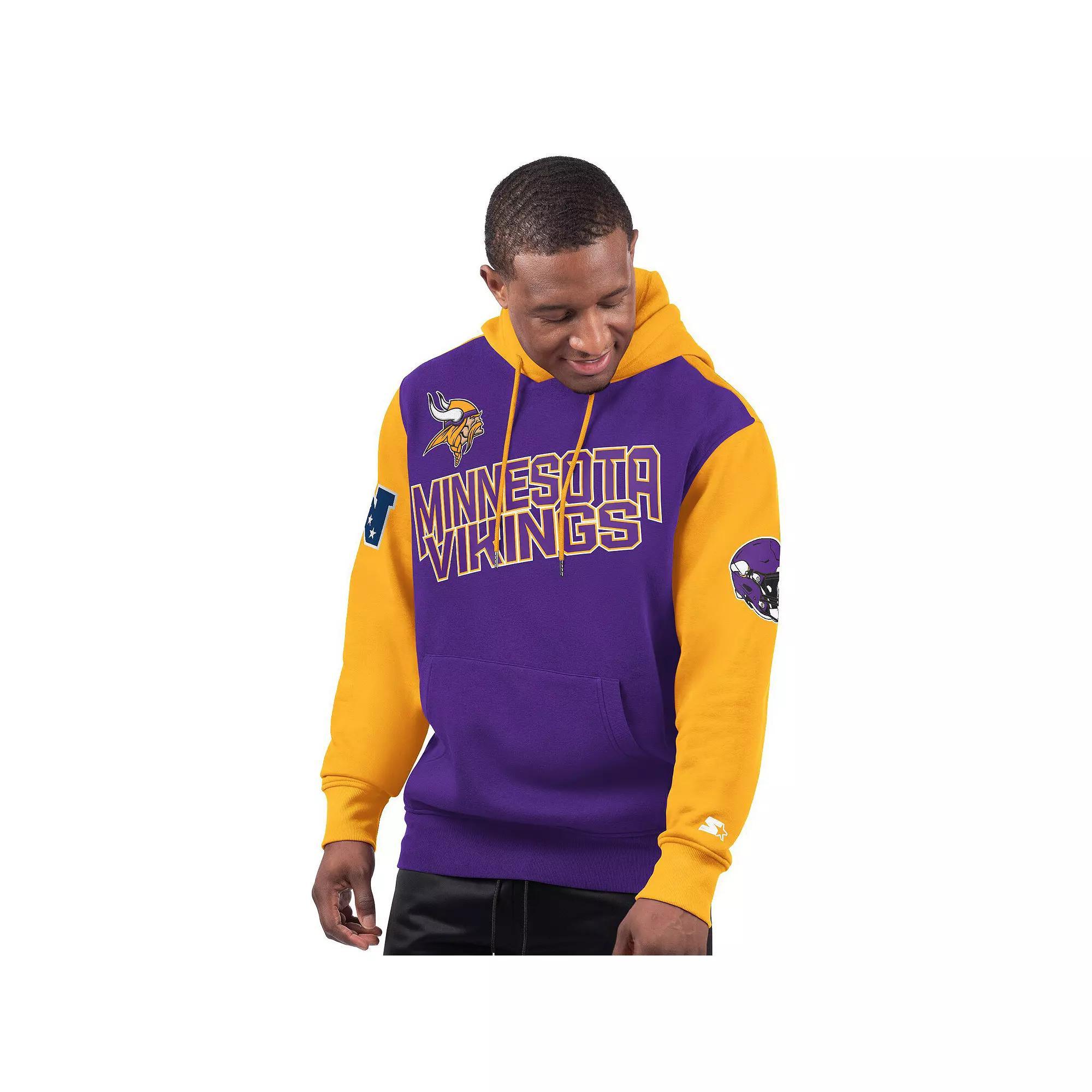 Men's Starter Purple Minnesota Vikings Extreme Pullover Hoodie, Size: 2XL Product Image