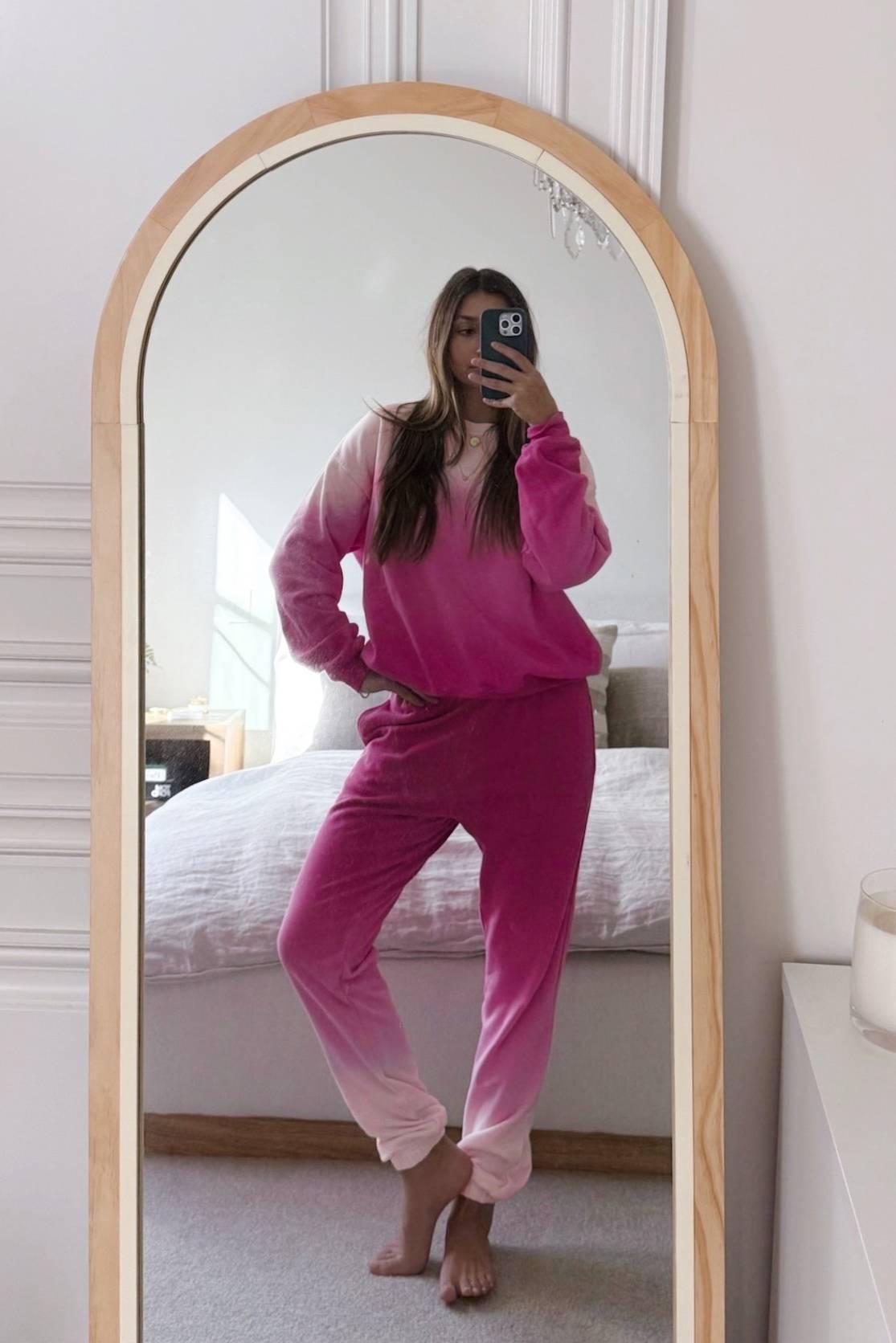 Isabella Sweatpant Pink Ombre Product Image