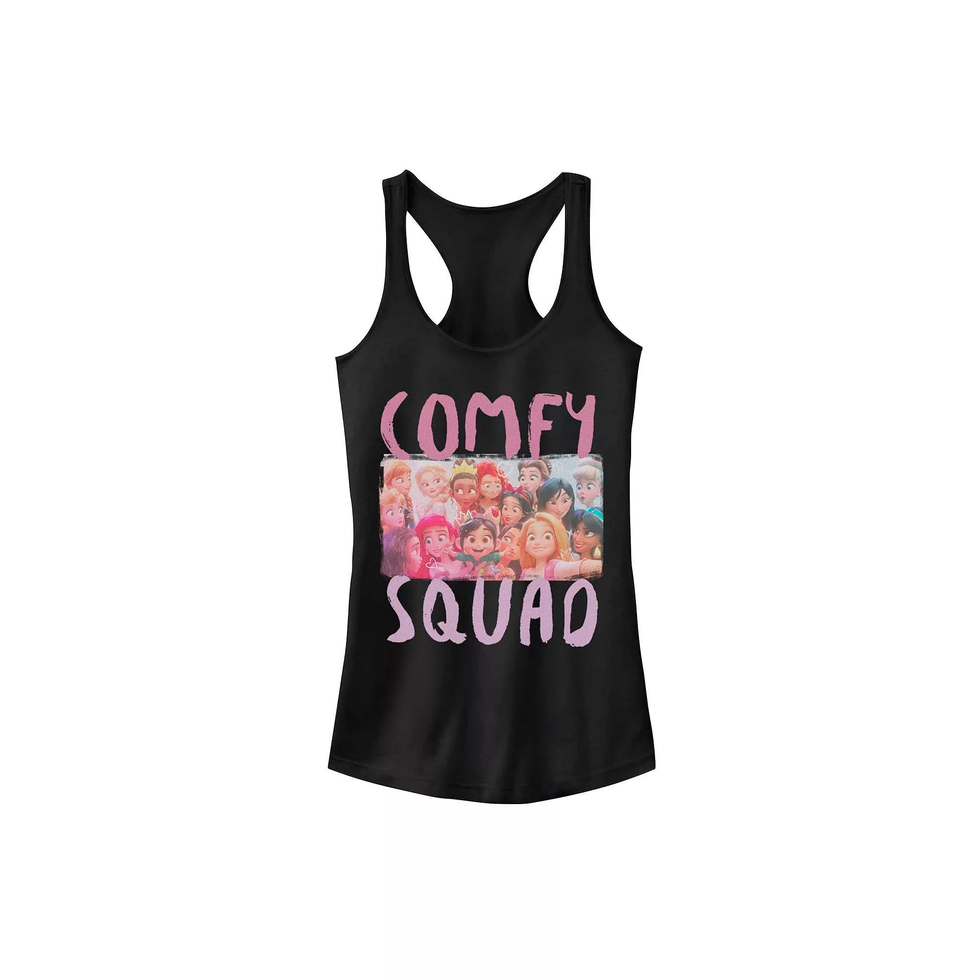 Disney / Pixar's Toy Story Buzz Lightyear & Woody Juniors' Buds Graphic Tank Top, Girl's, Size: Small, Black Product Image
