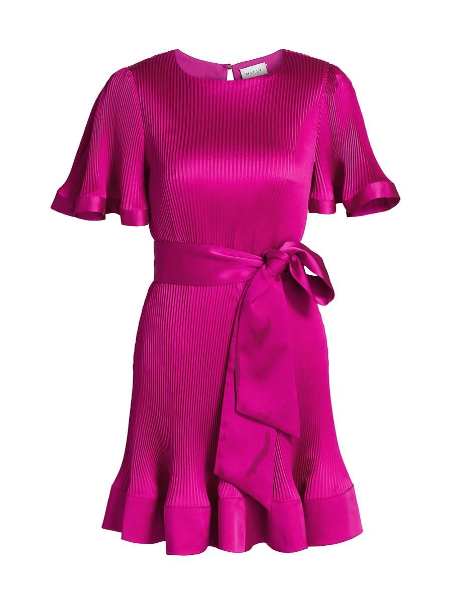 Womens Lumi Solid Pleated Dress Product Image