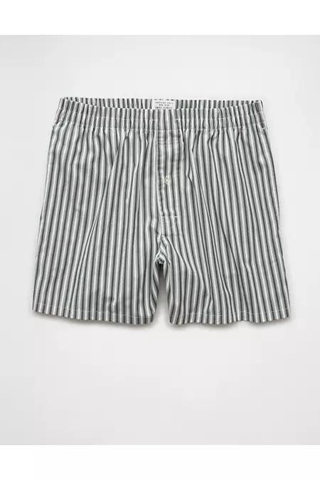 AEO Mens Striped Poplin Pocket Boxer Short Men's Product Image