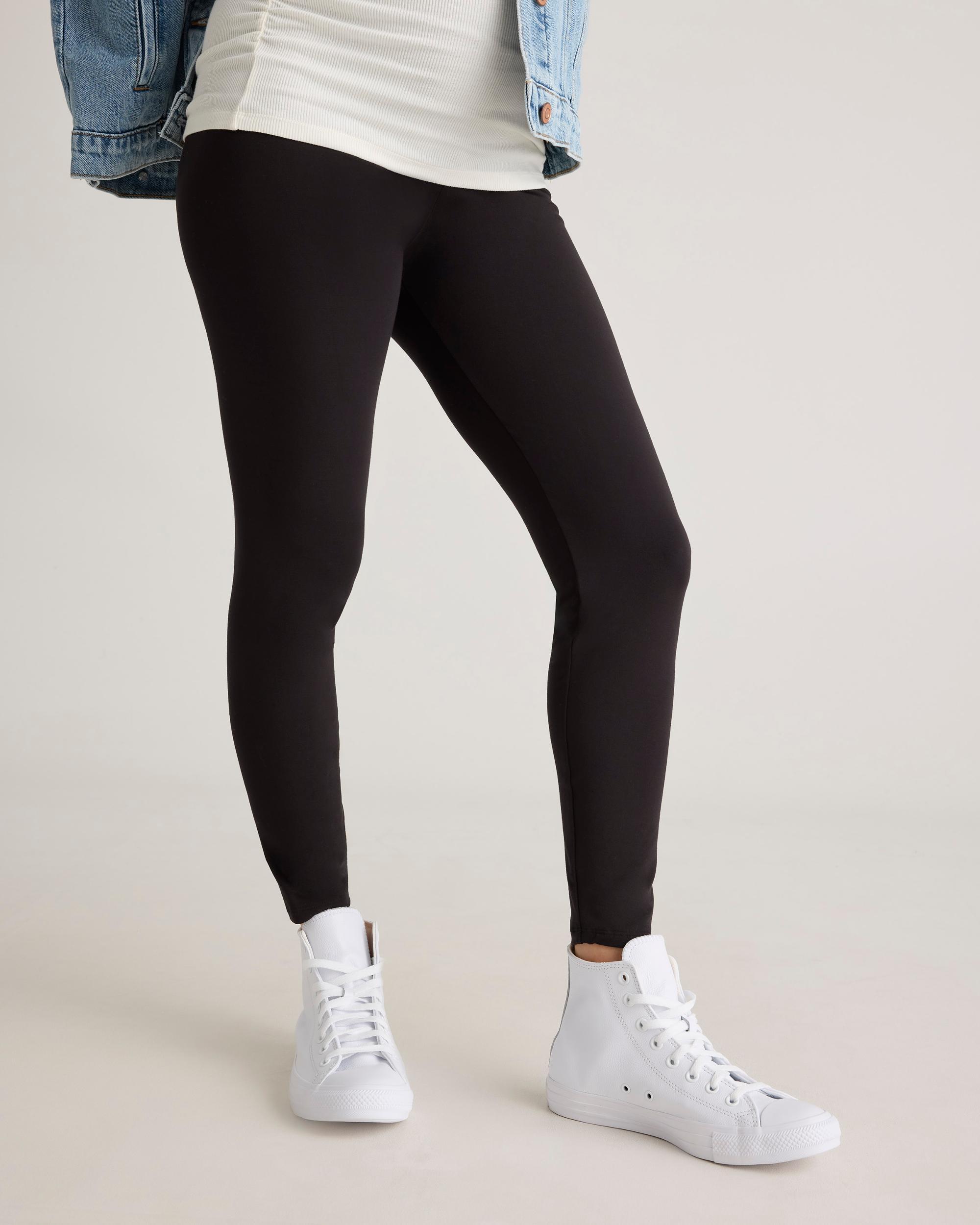 Quince | Women's Bamboo Jersey Maternity Legging Product Image