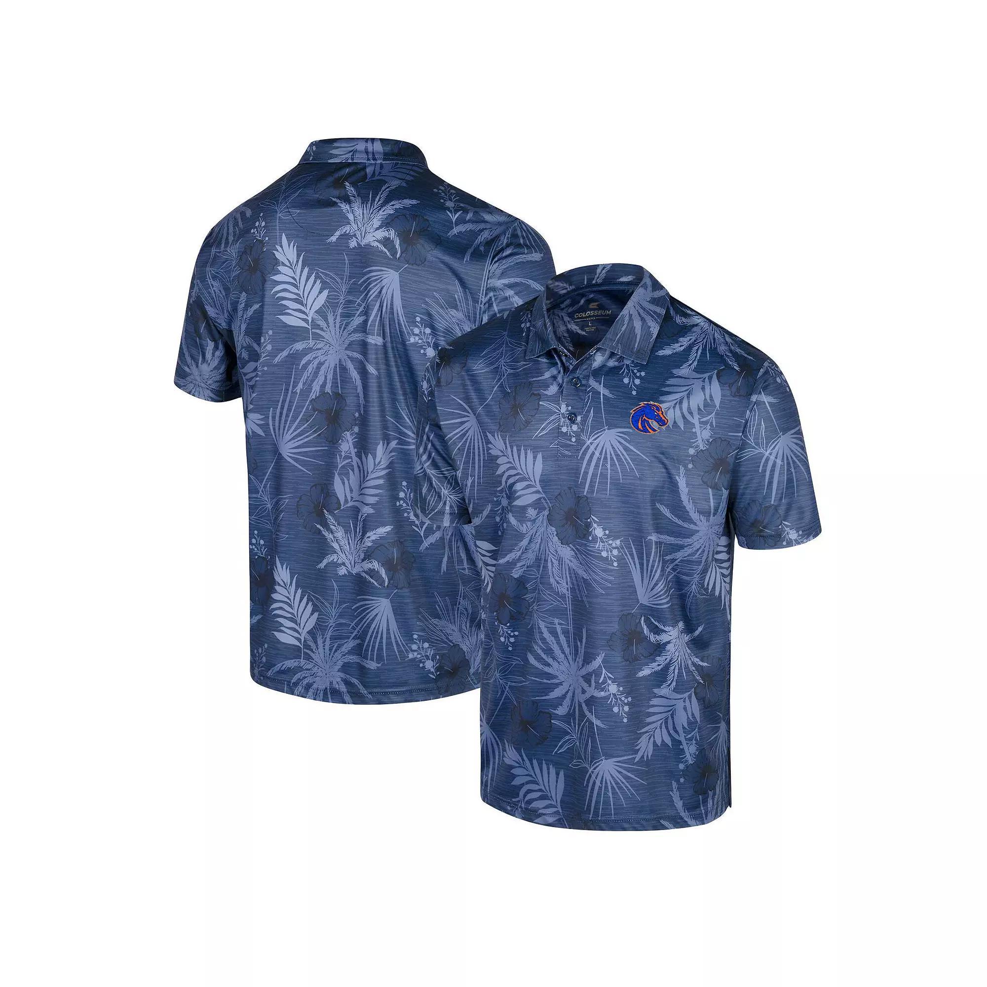 Men's Colosseum Black Wyoming Cowboys Palms Team Polo, Size: Large, Wyo Black Product Image