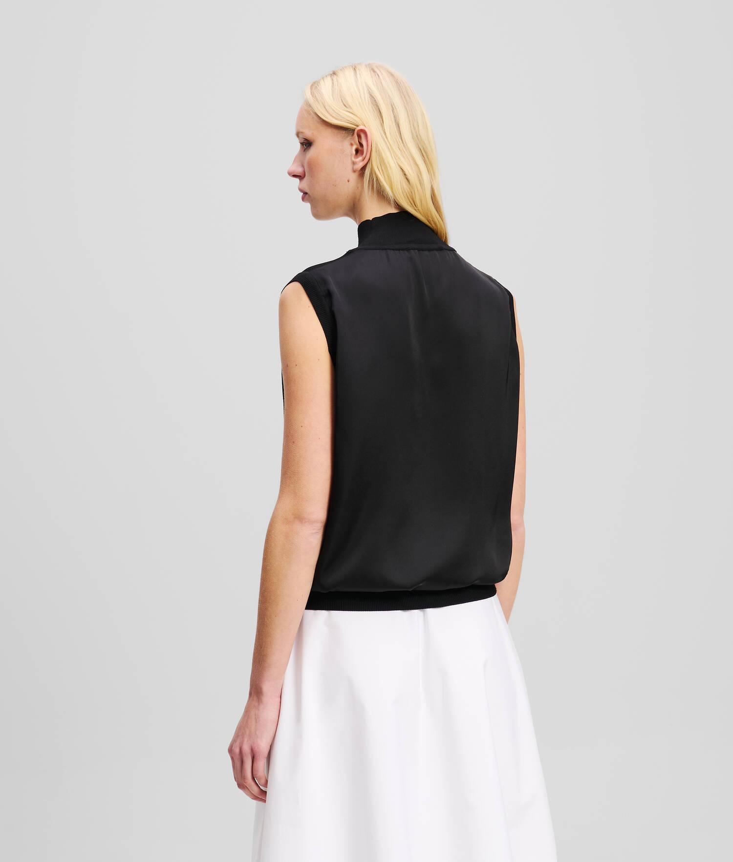 SLEEVELESS SATIN TOP Product Image