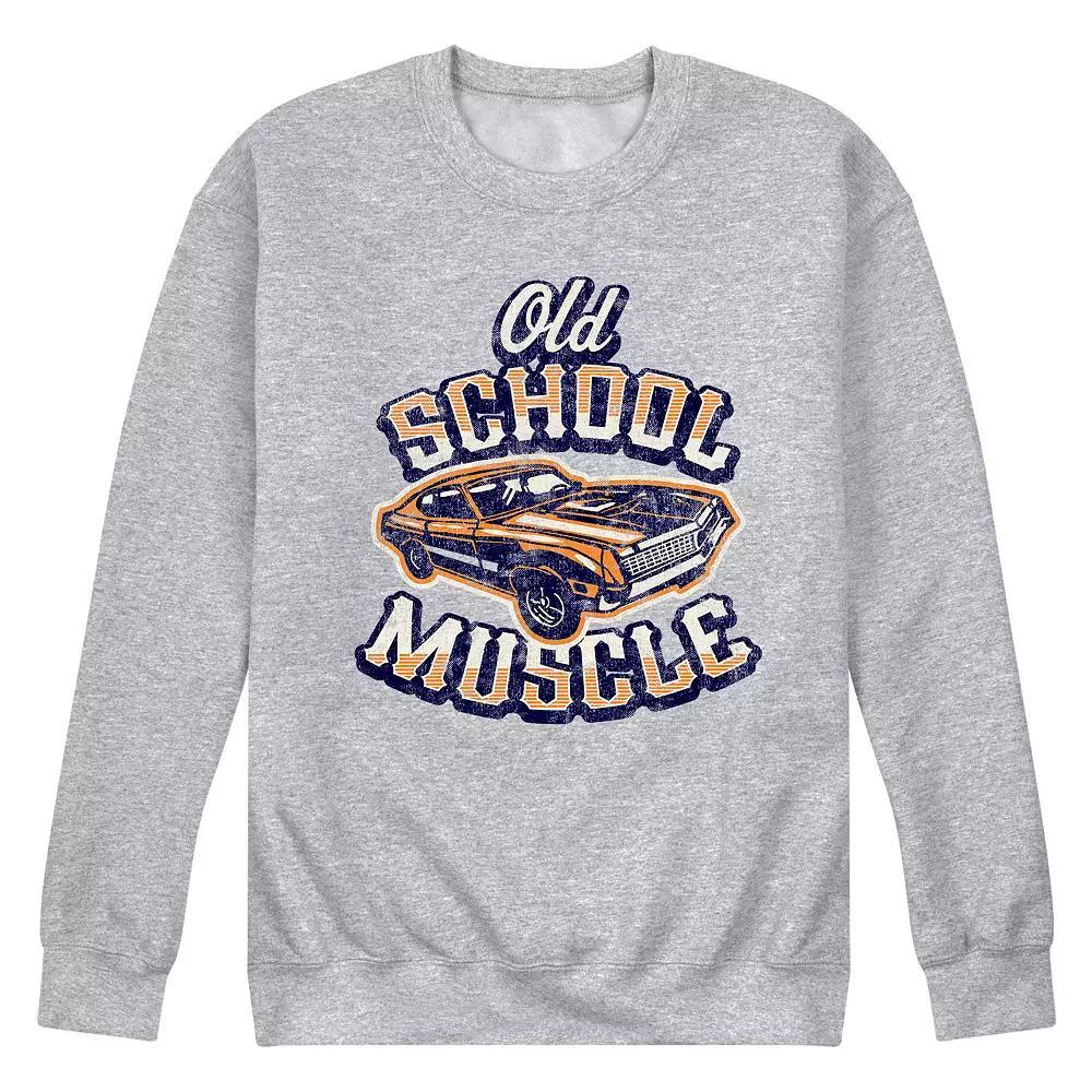 Mens Old School Muscle Graphic Sweatshirt Product Image