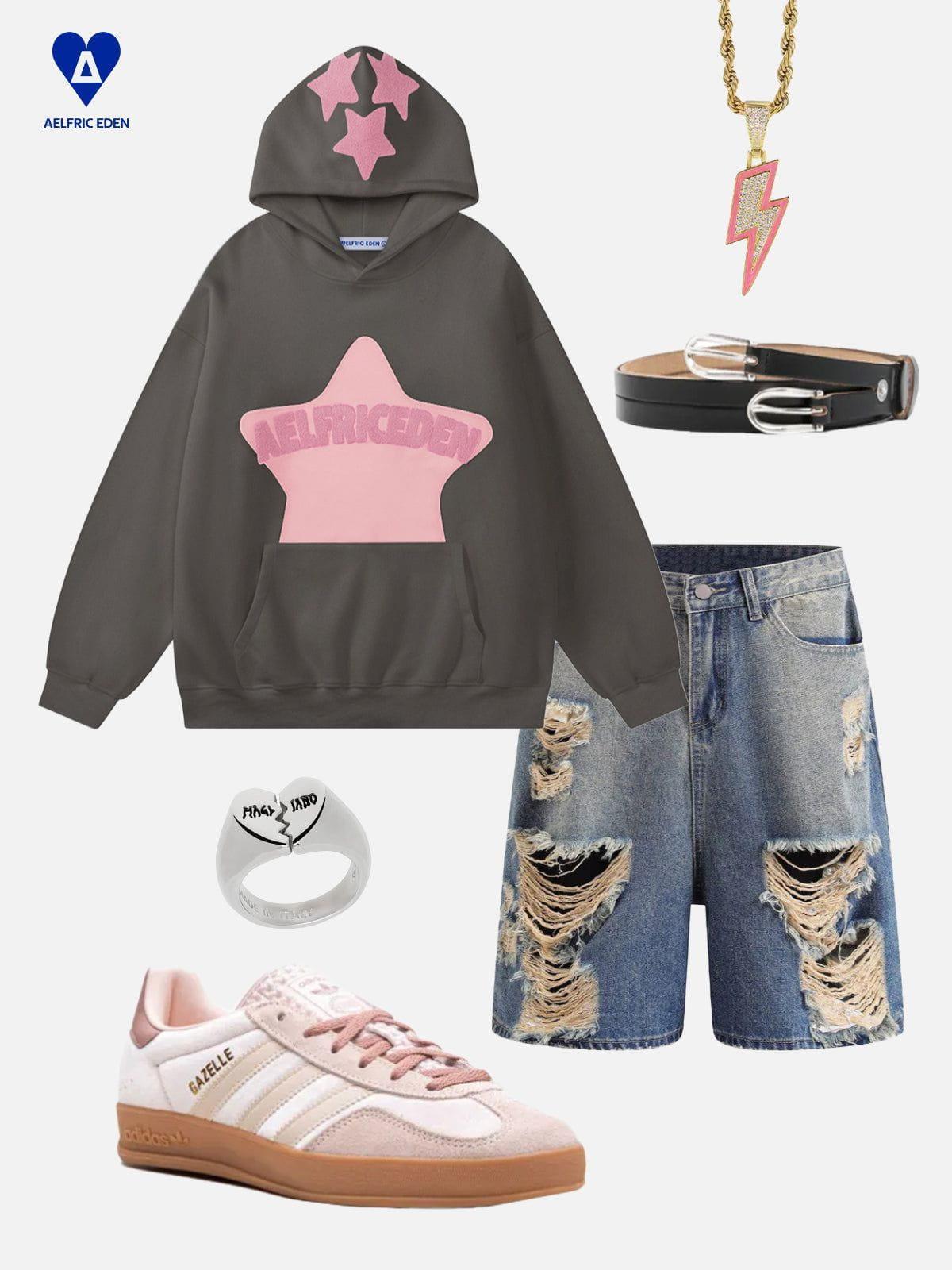 Aelfric Eden Vintage Embroidery Eden Star Hoodie Product Image