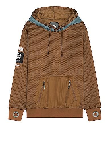 The North Face X Project U Dotknit Double Hoodie in Black Product Image