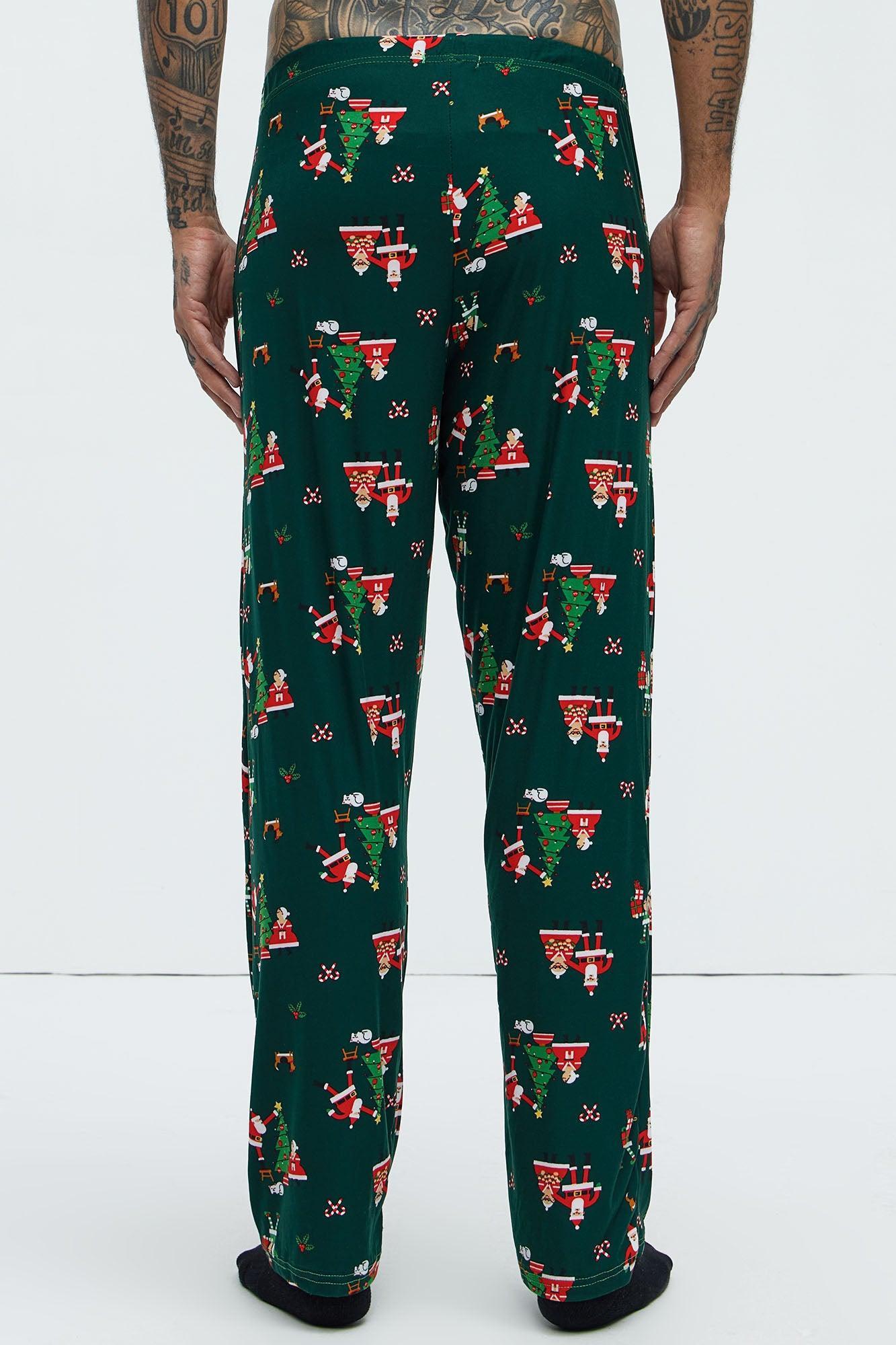 Dear Santa We Tried Holiday PJ Set - Black/combo Product Image
