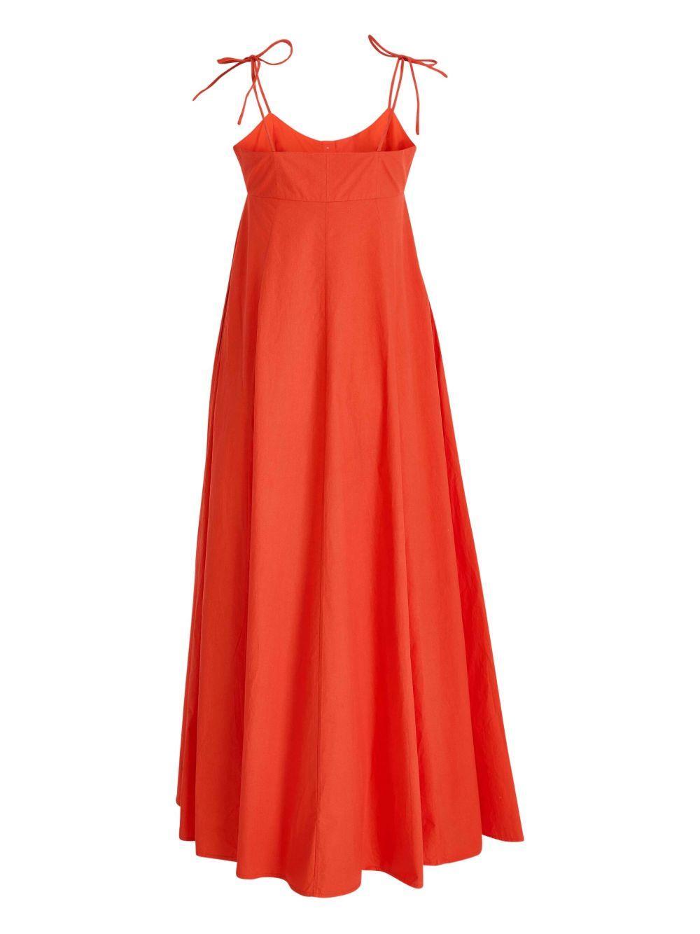 button-front tie-strap maxi dress Product Image
