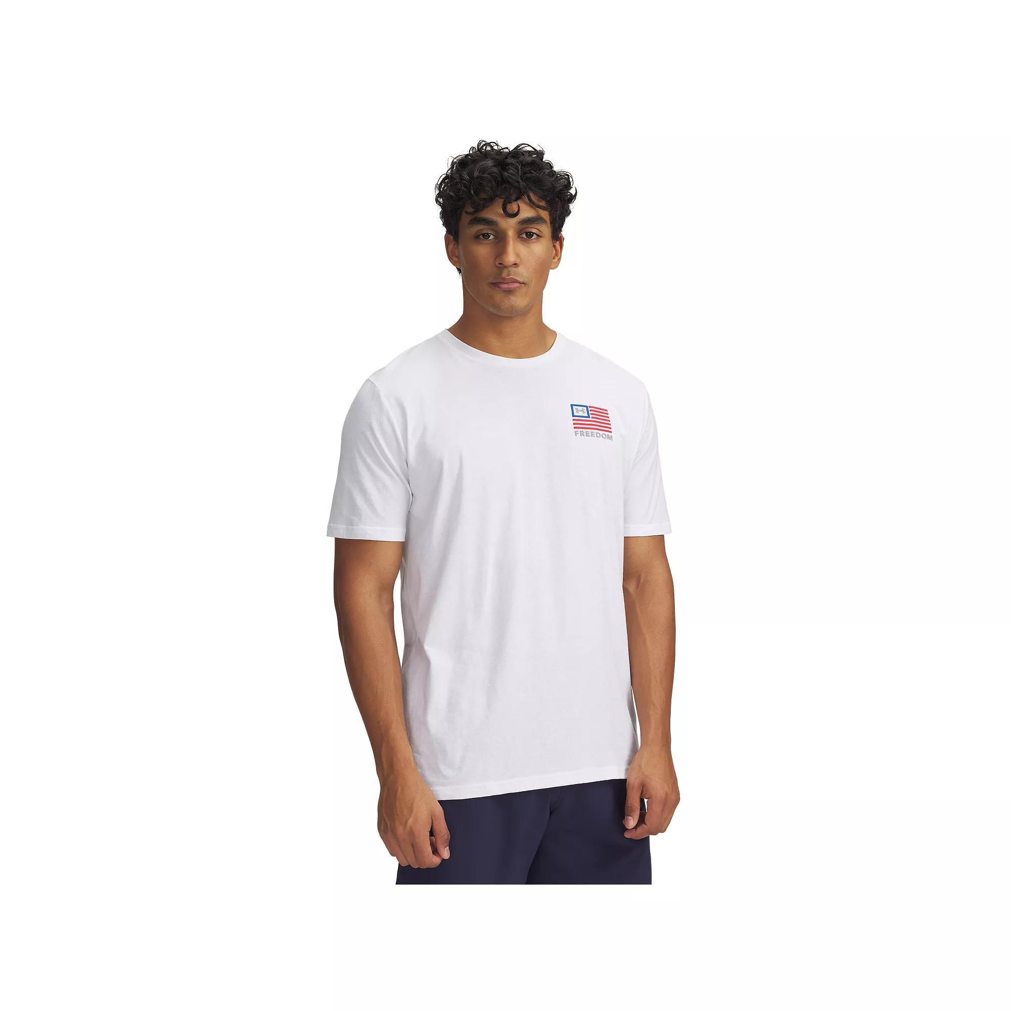 Men's Under Armour Freedom Left Chest Short Sleeve Tee, Size: XXL, Royal Product Image