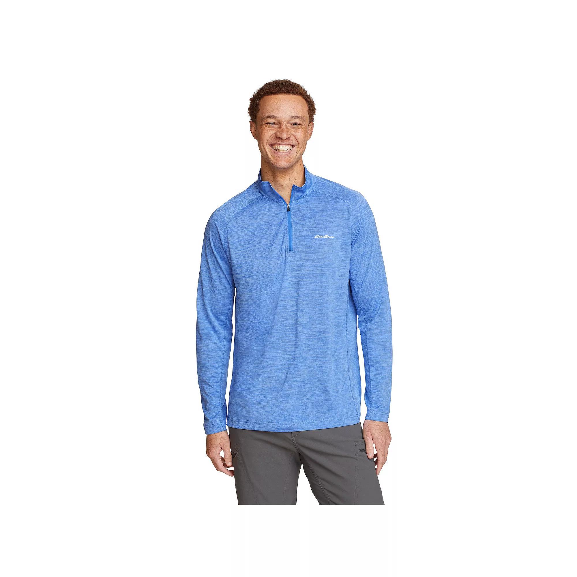 Men's Eddie Bauer Resolution Quarter-Zip Top, Size: XXL, Black Product Image