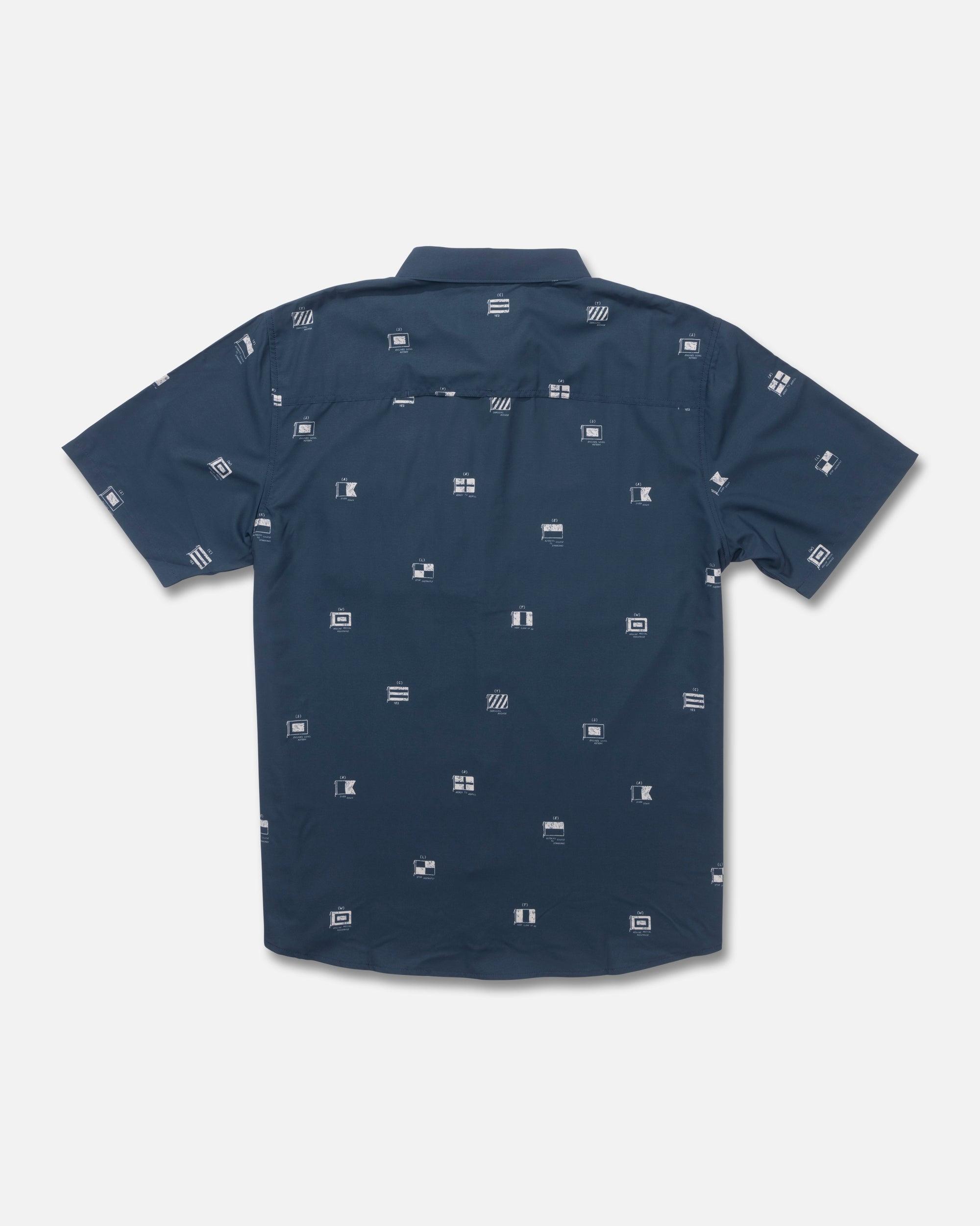 Flagship UV Button Up - Midnight Navy Male Product Image