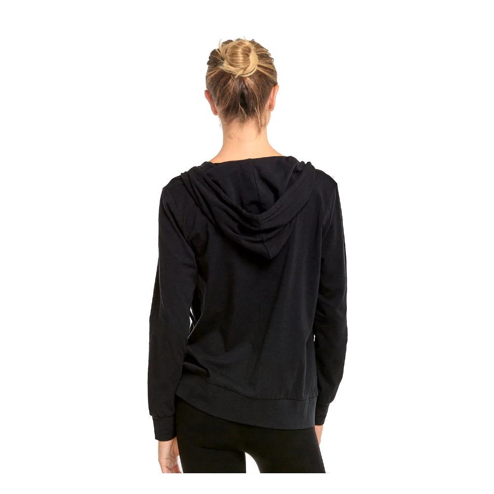 Sofra Women's Cotton Comfort Zip Up Hoodie Jersey Sweater Product Image