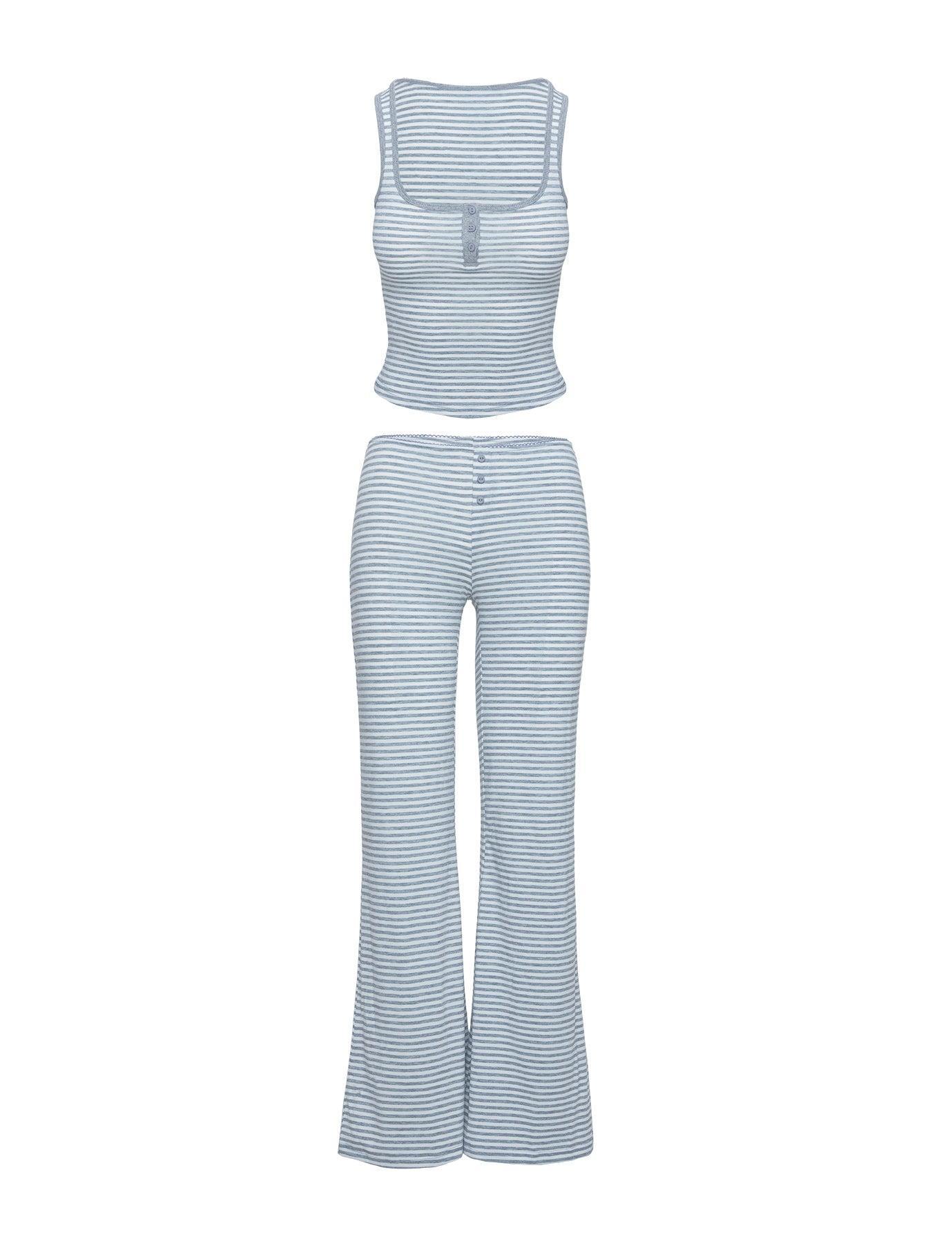 Waffles Stripe Sleep Set Multi Product Image