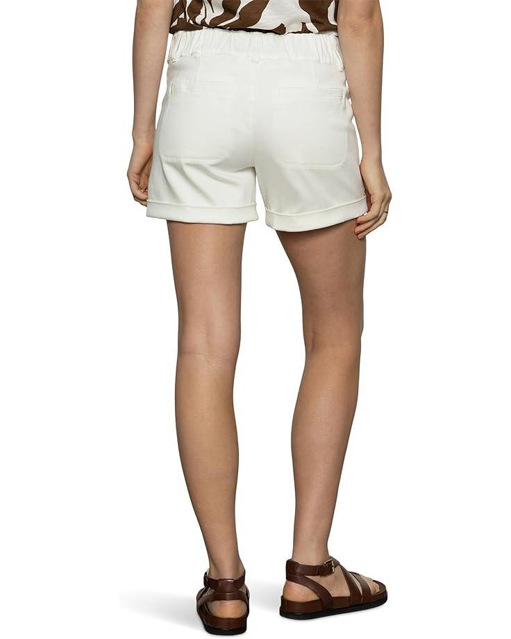 Boy Cut Denim Bermuda Shorts Product Image