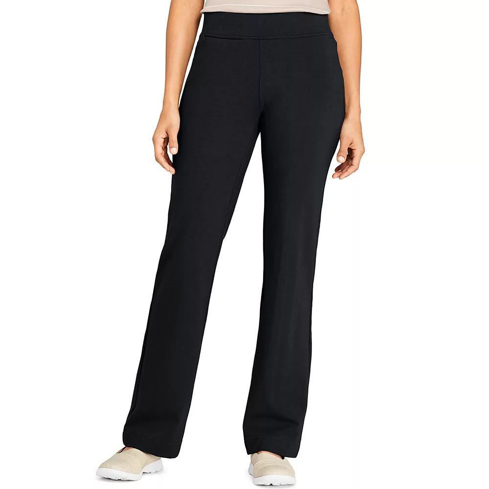 Plus Size Lands' End Starfish Pull-On Straight-Leg Pants, Women's, Size: 1XL, Green Moss Product Image