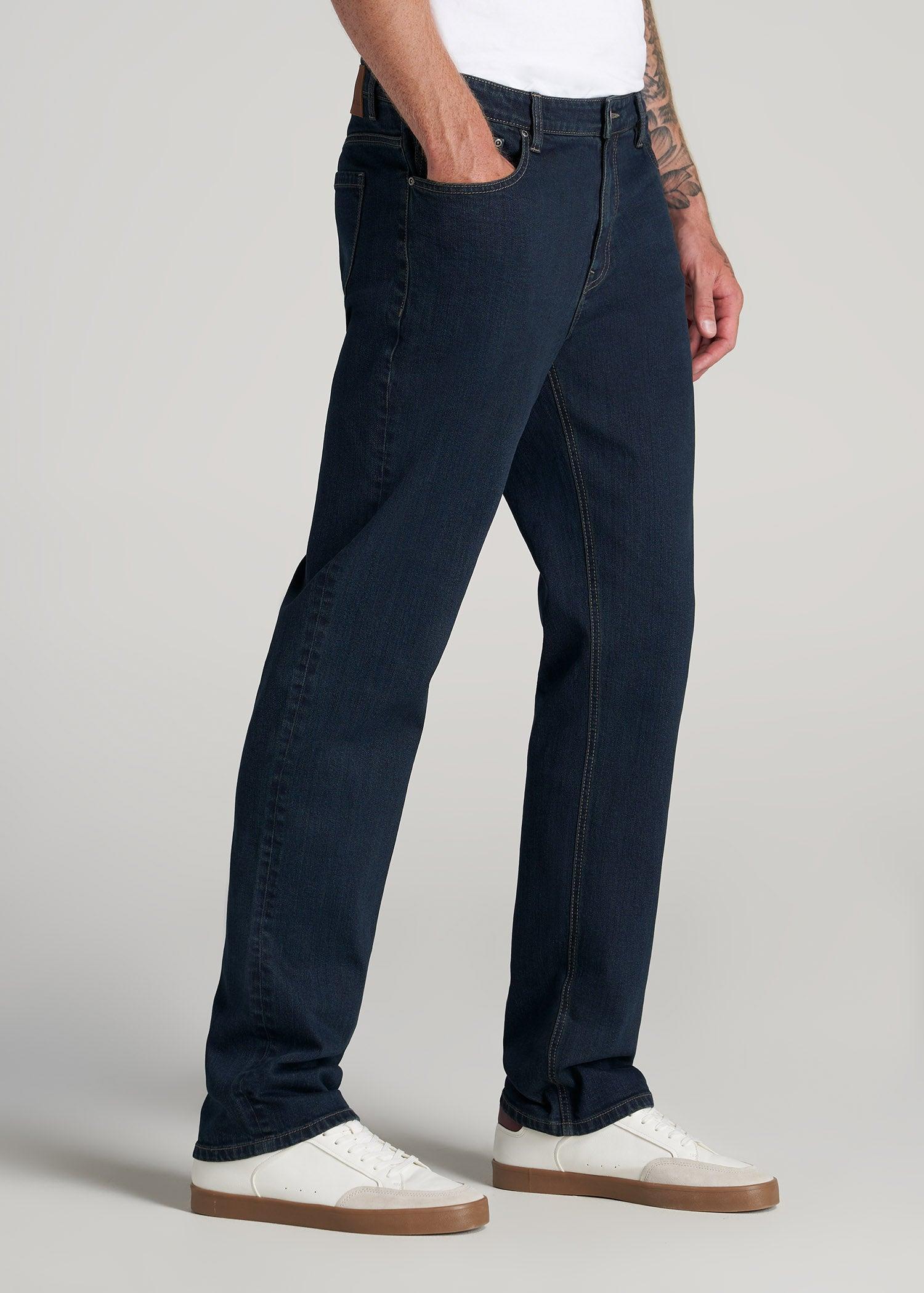 J1 STRAIGHT LEG Jeans for Tall Men in Deep Blue Rinse Male Product Image
